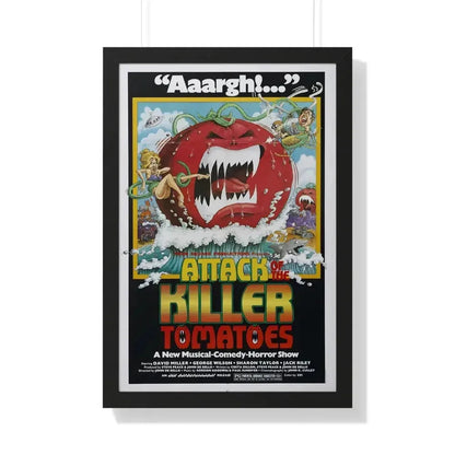 ATTACK OF THE KILLER TOMATOES 1978 - Framed Movie Poster - The Sticker Space