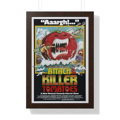 ATTACK OF THE KILLER TOMATOES 1978 - Framed Movie Poster - The Sticker Space