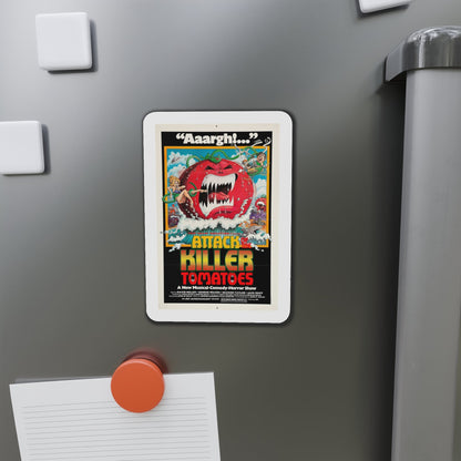 Attack of the Killer Tomatoes! 1978 Movie Poster Die-Cut Magnet-The Sticker Space