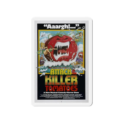 ATTACK OF THE KILLER TOMATOES 1978 Movie Poster - Refrigerator Magnet 4 Inch - The Sticker Space