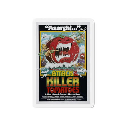 ATTACK OF THE KILLER TOMATOES 1978 Movie Poster - Refrigerator Magnet 5 Inch - The Sticker Space