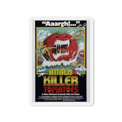 ATTACK OF THE KILLER TOMATOES 1978 Movie Poster - Refrigerator Magnet - The Sticker Space