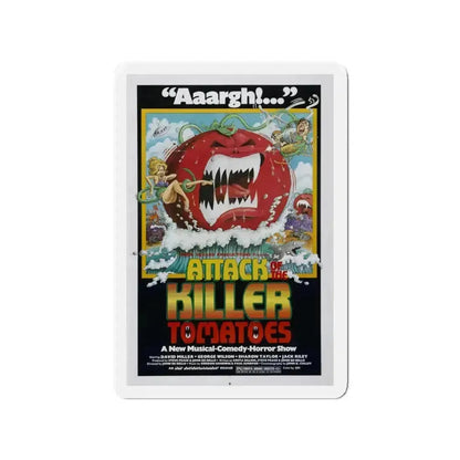 ATTACK OF THE KILLER TOMATOES 1978 Movie Poster - Refrigerator Magnet - The Sticker Space
