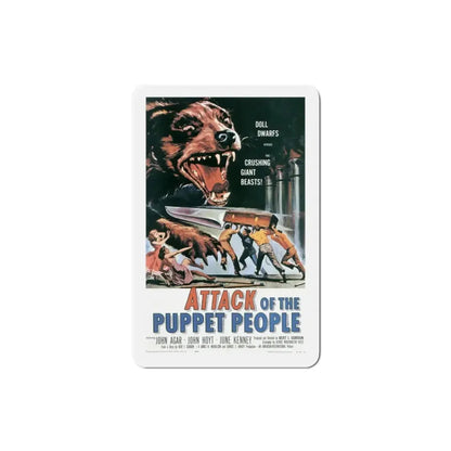 Attack of the Puppet People 1958 Movie Poster Refrigerator Magnet - The Sticker Space
