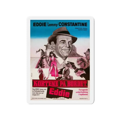 ATTACK OF THE ROBOTS 1966 Movie Poster - Refrigerator Magnet 3 Inch - The Sticker Space