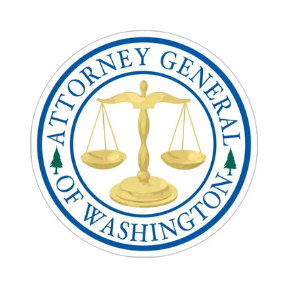 Attorney General of Washington AGO STICKER Vinyl Die-Cut Decal 3 Inch - The Sticker Space
