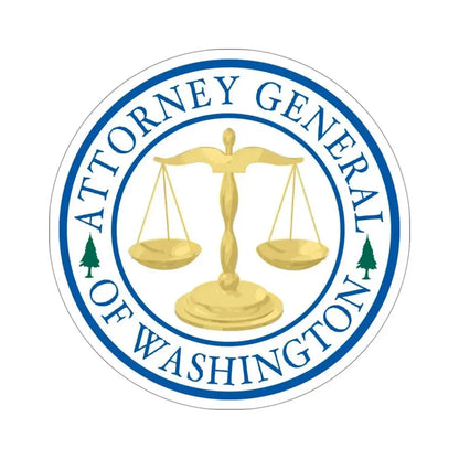 Attorney General of Washington AGO STICKER Vinyl Die-Cut Decal - The Sticker Space