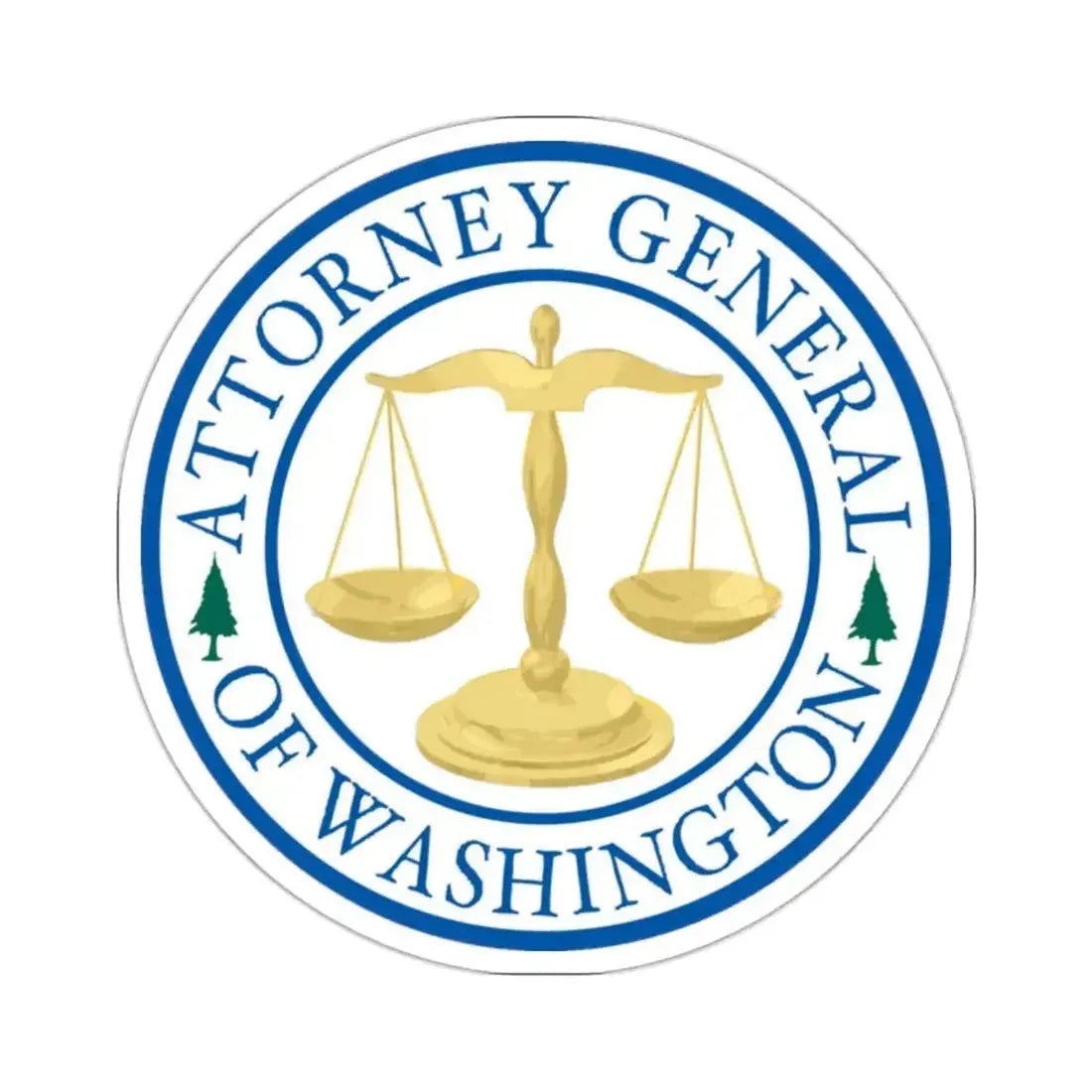 Attorney General of Washington AGO - STICKER Vinyl Kiss-Cut Decal - The Sticker Space