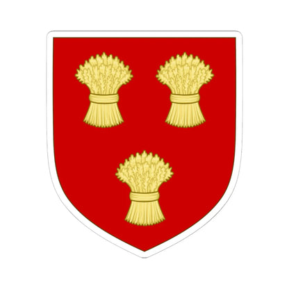 Attributed arms of Emilia 1682 (Italy) (Coat of Arms) STICKER Vinyl Kiss-Cut Decal 6 Inch White - The Sticker Space