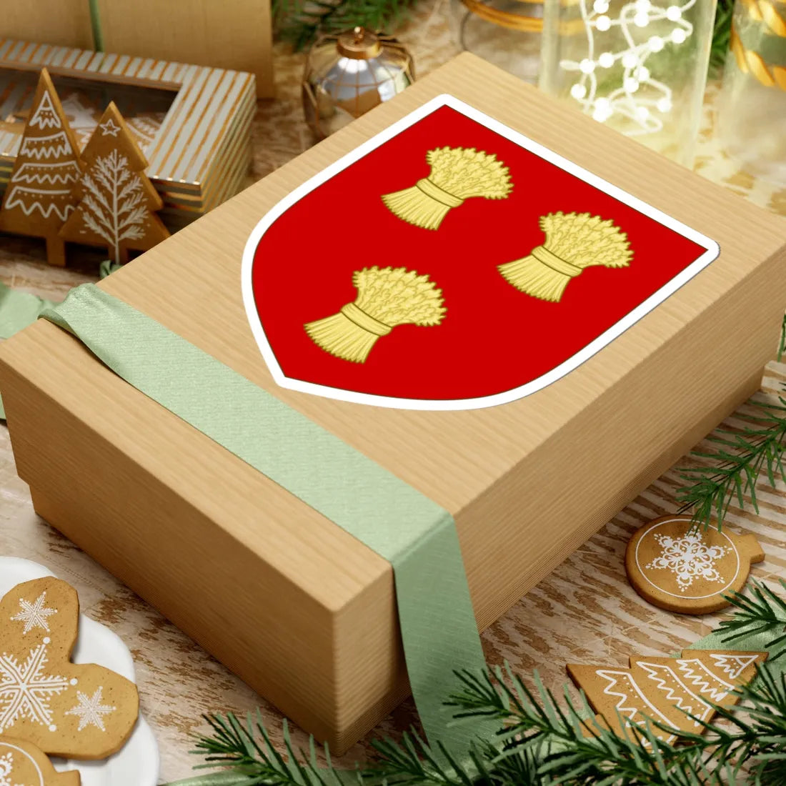 Attributed arms of Emilia 1682 (Italy) (Coat of Arms) STICKER Vinyl Kiss-Cut Decal - The Sticker Space