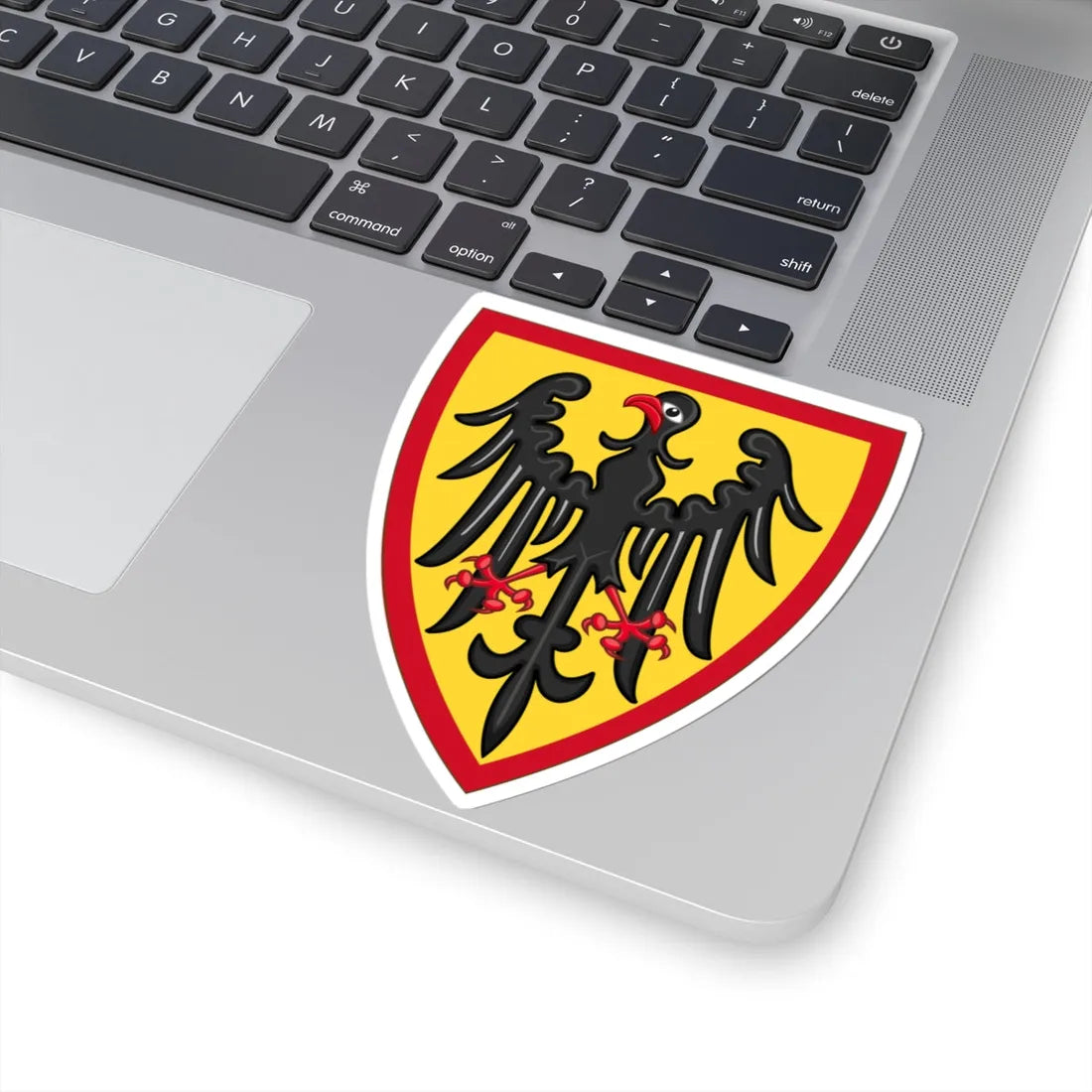 Attributed Coat and Shield of Arms of Henry VI Holy Roman Emperor Codex Manesse (Spain) (Coat of Arms) STICKER Vinyl Kiss-Cut Decal - The Sticker Space