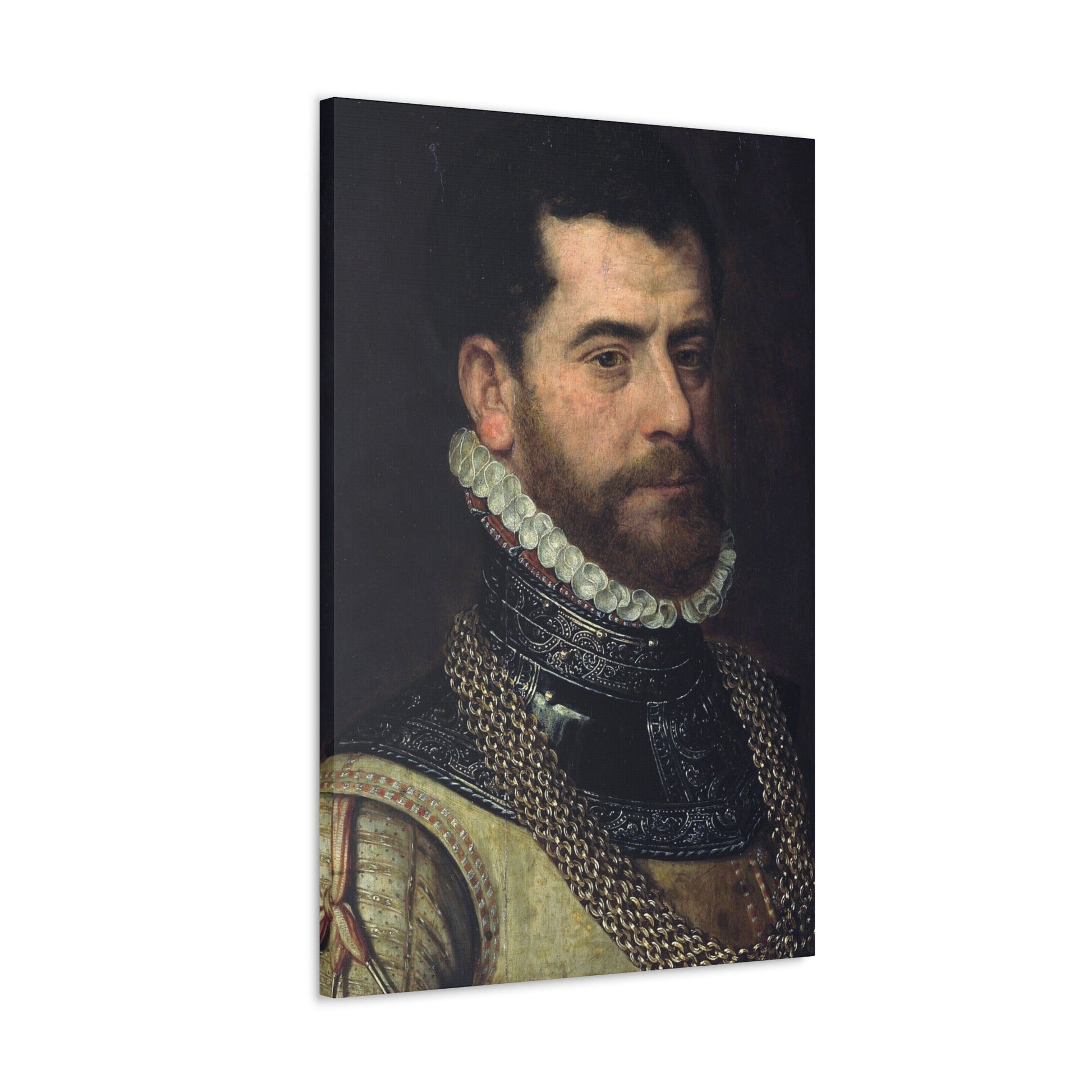 Attributed to Frans Pourbus I (1545-1581) Portrait of a gentleman - Canvas Wall Art-The Sticker Space