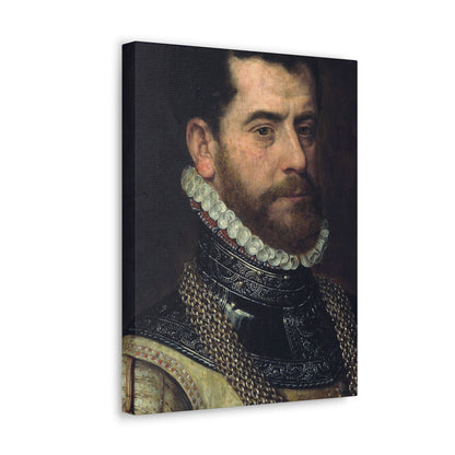 Attributed to Frans Pourbus I (1545-1581) Portrait of a gentleman - Canvas Wall Art-The Sticker Space