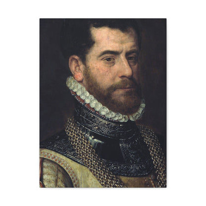 Attributed to Frans Pourbus I (1545-1581) Portrait of a gentleman - Canvas Wall Art-18″ x 24″-The Sticker Space