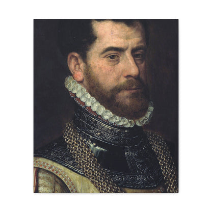 Attributed to Frans Pourbus I (1545-1581) Portrait of a gentleman - Canvas Wall Art-20″ x 24″-The Sticker Space