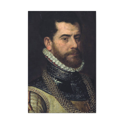 Attributed to Frans Pourbus I (1545-1581) Portrait of a gentleman - Canvas Wall Art-20″ x 30″-The Sticker Space