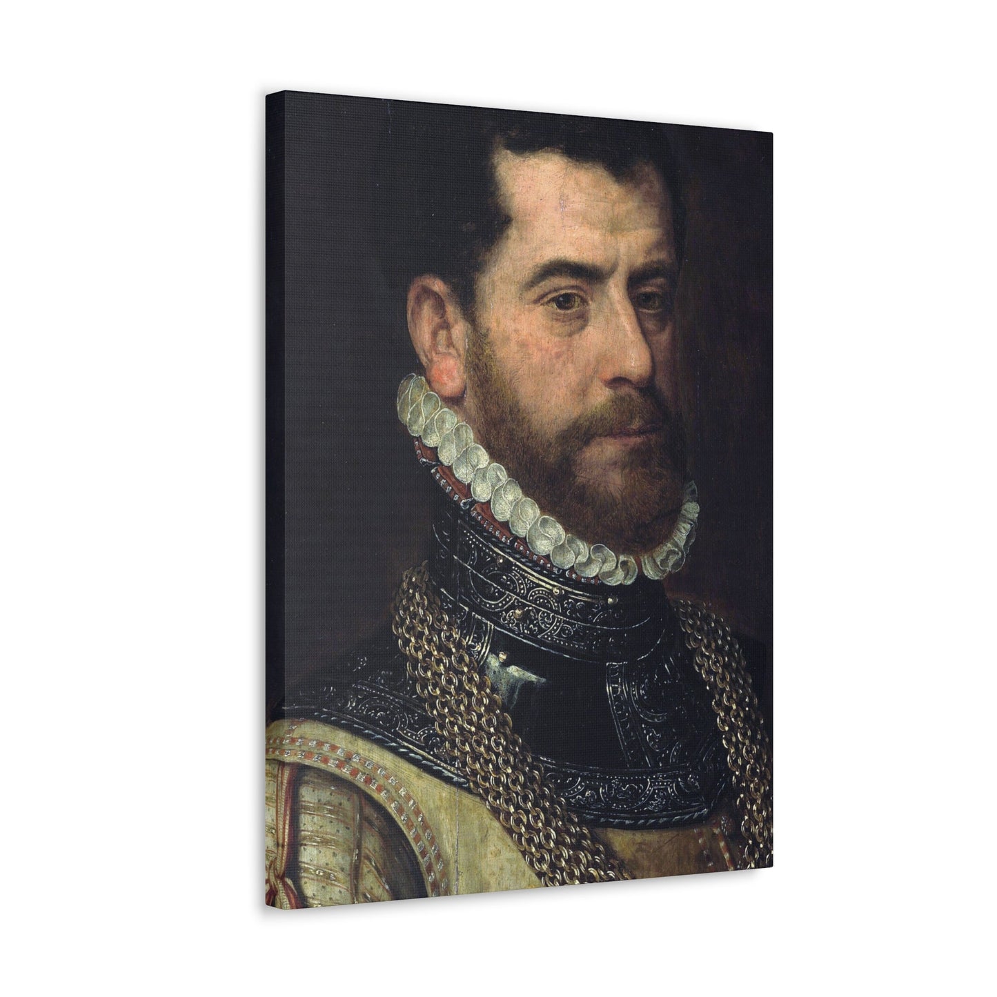 Attributed to Frans Pourbus I (1545-1581) Portrait of a gentleman - Canvas Wall Art-The Sticker Space