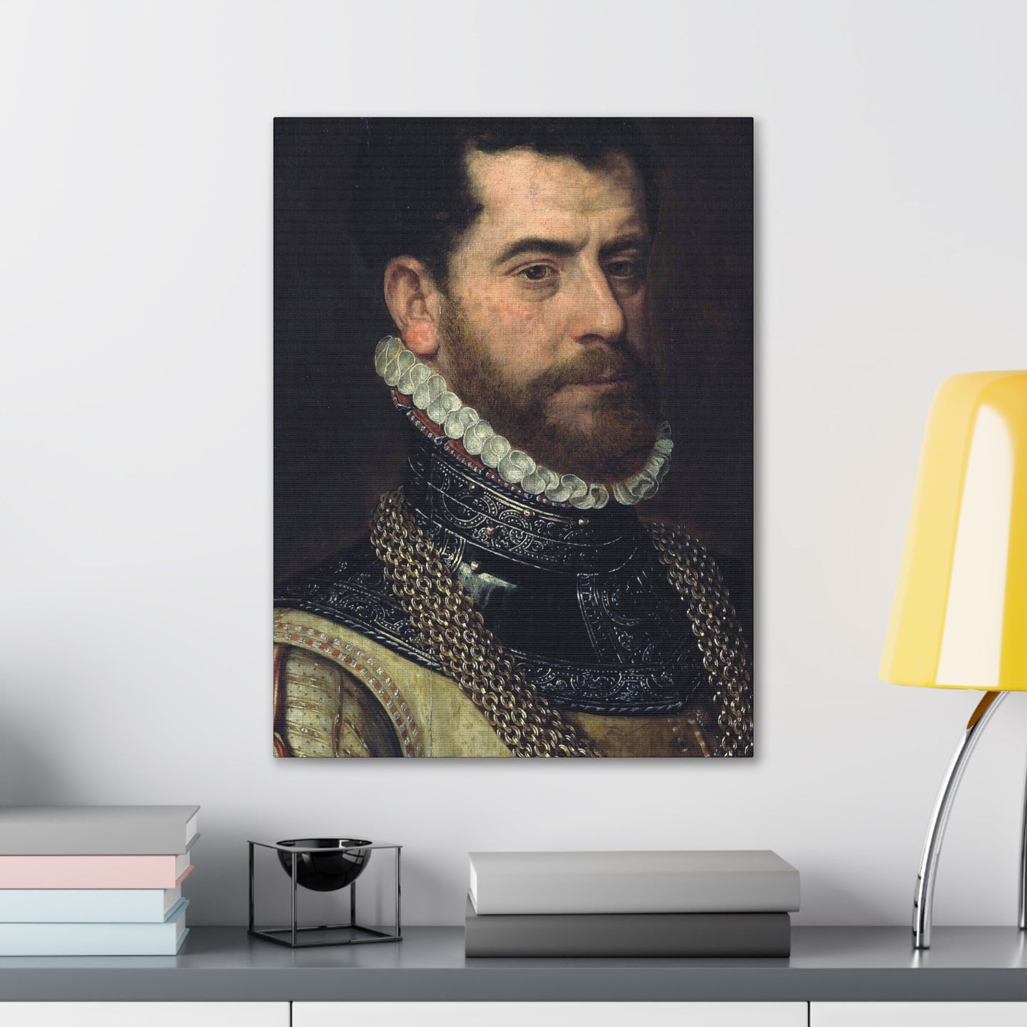 Attributed to Frans Pourbus I (1545-1581) Portrait of a gentleman - Canvas Wall Art-The Sticker Space