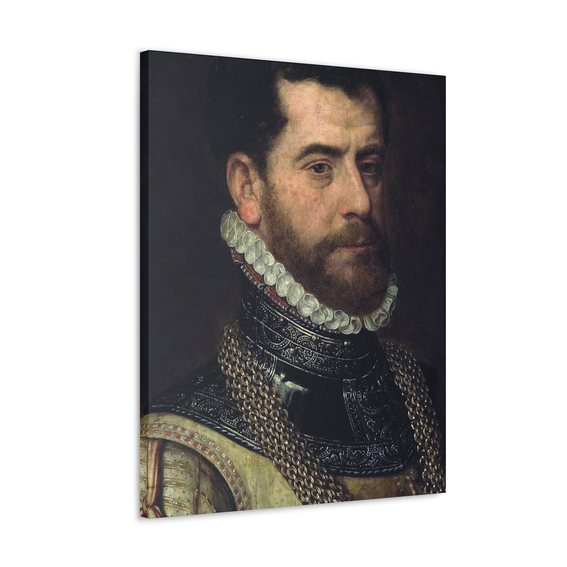 Attributed to Frans Pourbus I (1545-1581) Portrait of a gentleman - Canvas Wall Art-The Sticker Space