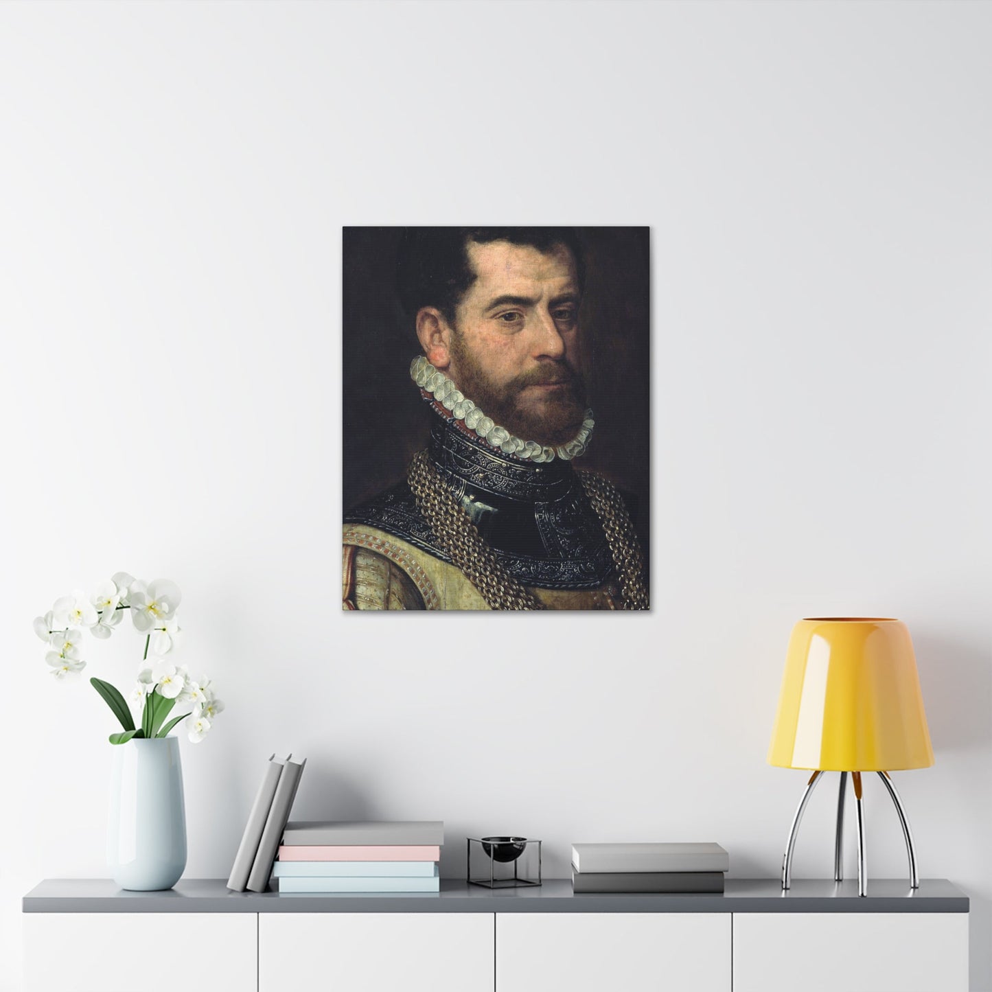 Attributed to Frans Pourbus I (1545-1581) Portrait of a gentleman - Canvas Wall Art-The Sticker Space