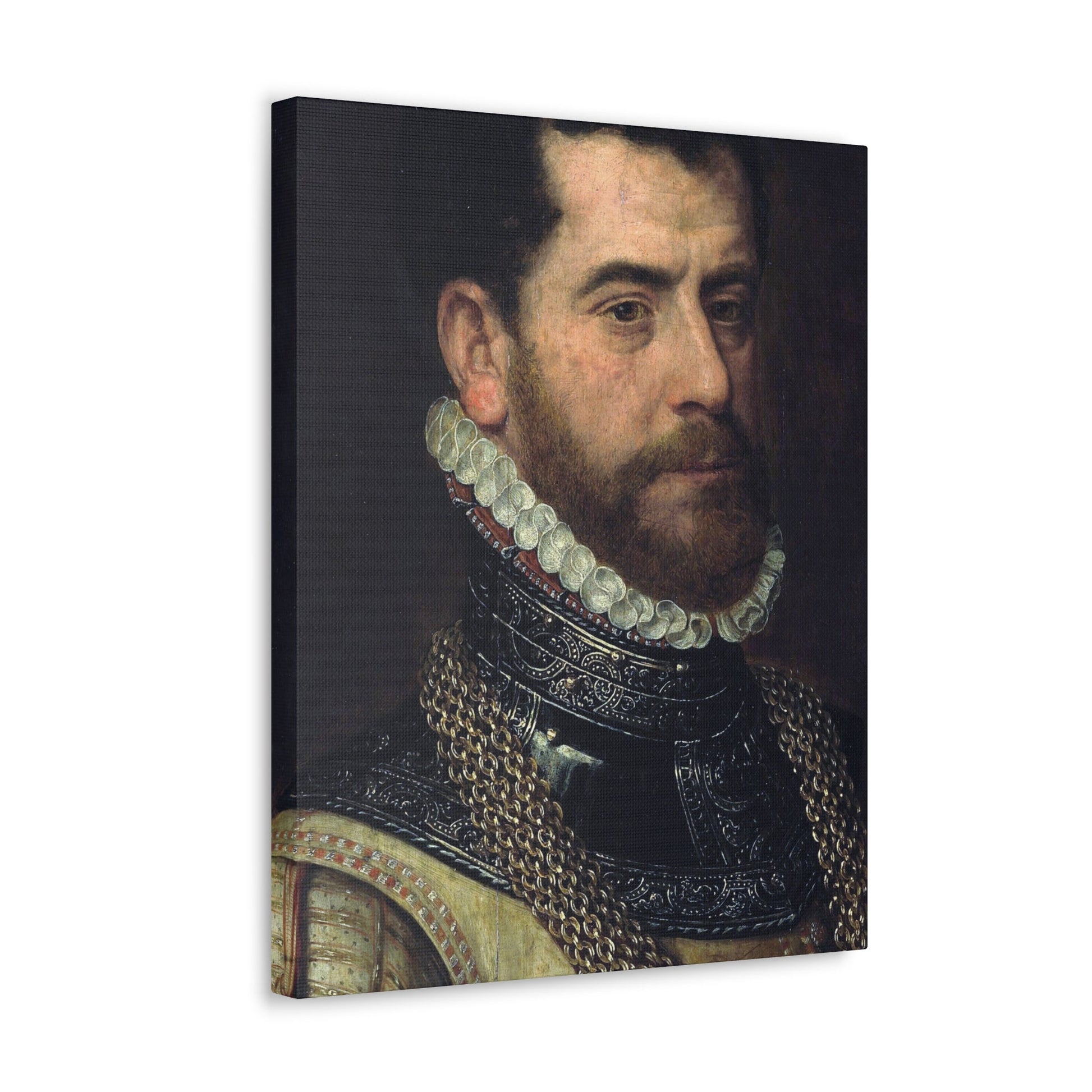 Attributed to Frans Pourbus I (1545-1581) Portrait of a gentleman - Canvas Wall Art-The Sticker Space