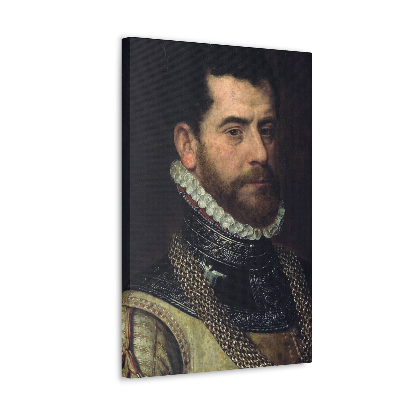 Attributed to Frans Pourbus I (1545-1581) Portrait of a gentleman - Canvas Wall Art-The Sticker Space