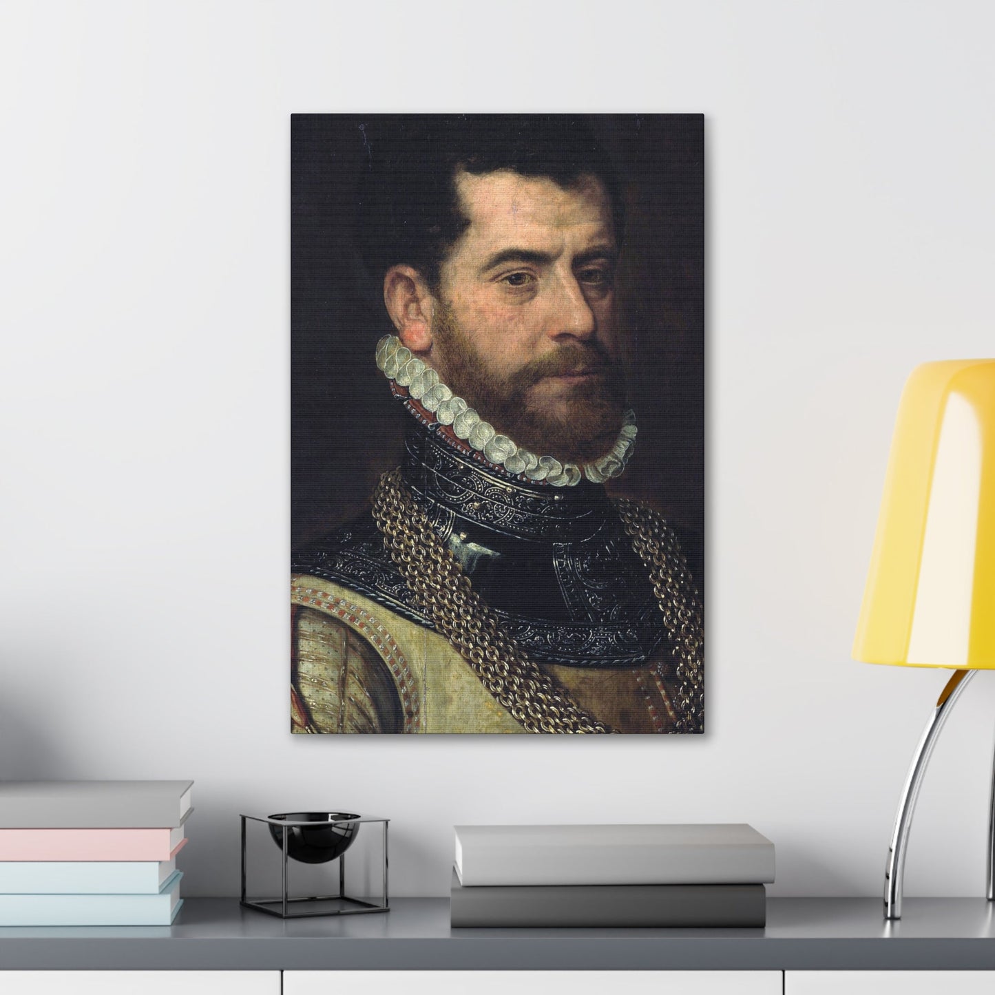 Attributed to Frans Pourbus I (1545-1581) Portrait of a gentleman - Canvas Wall Art-The Sticker Space