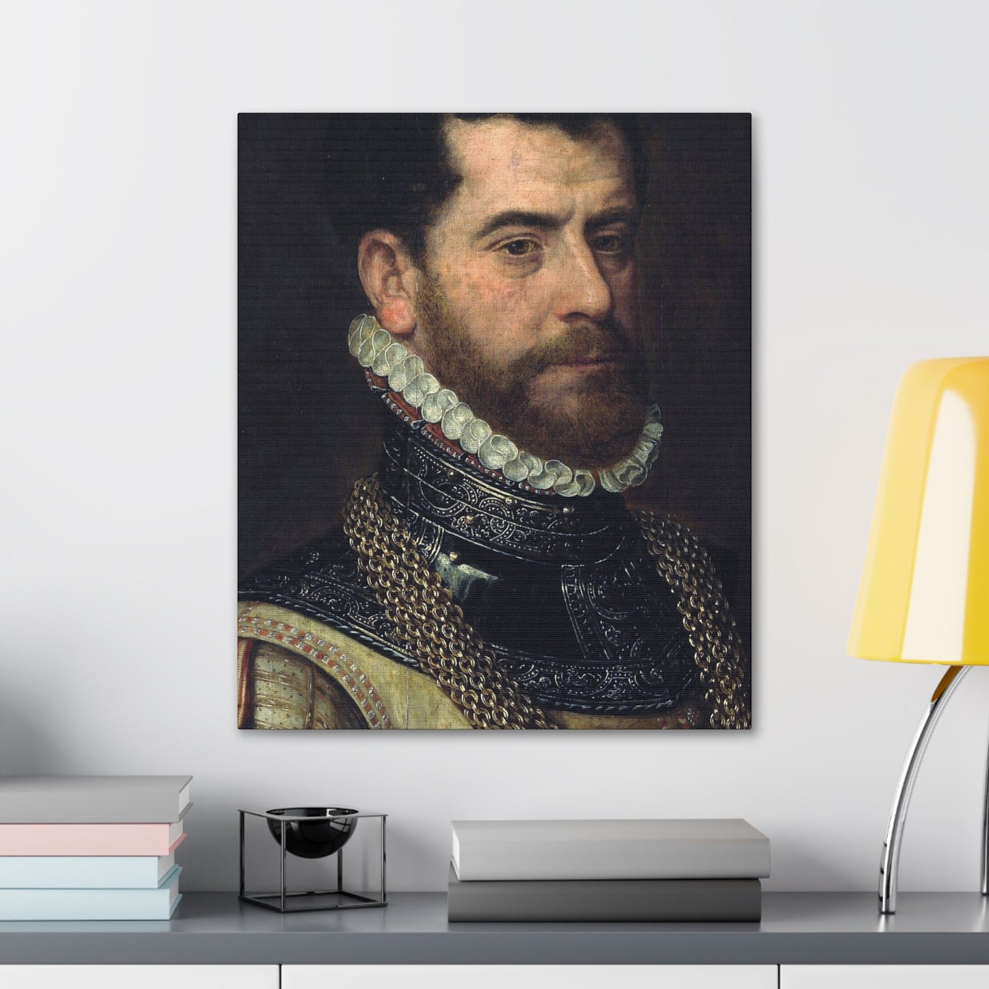 Attributed to Frans Pourbus I (1545-1581) Portrait of a gentleman - Canvas Wall Art-The Sticker Space