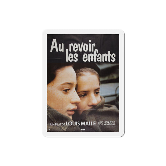 Au Revoir, Les Enfants 1987 Movie Poster Die-Cut Magnet-2" x 2"-The Sticker Space