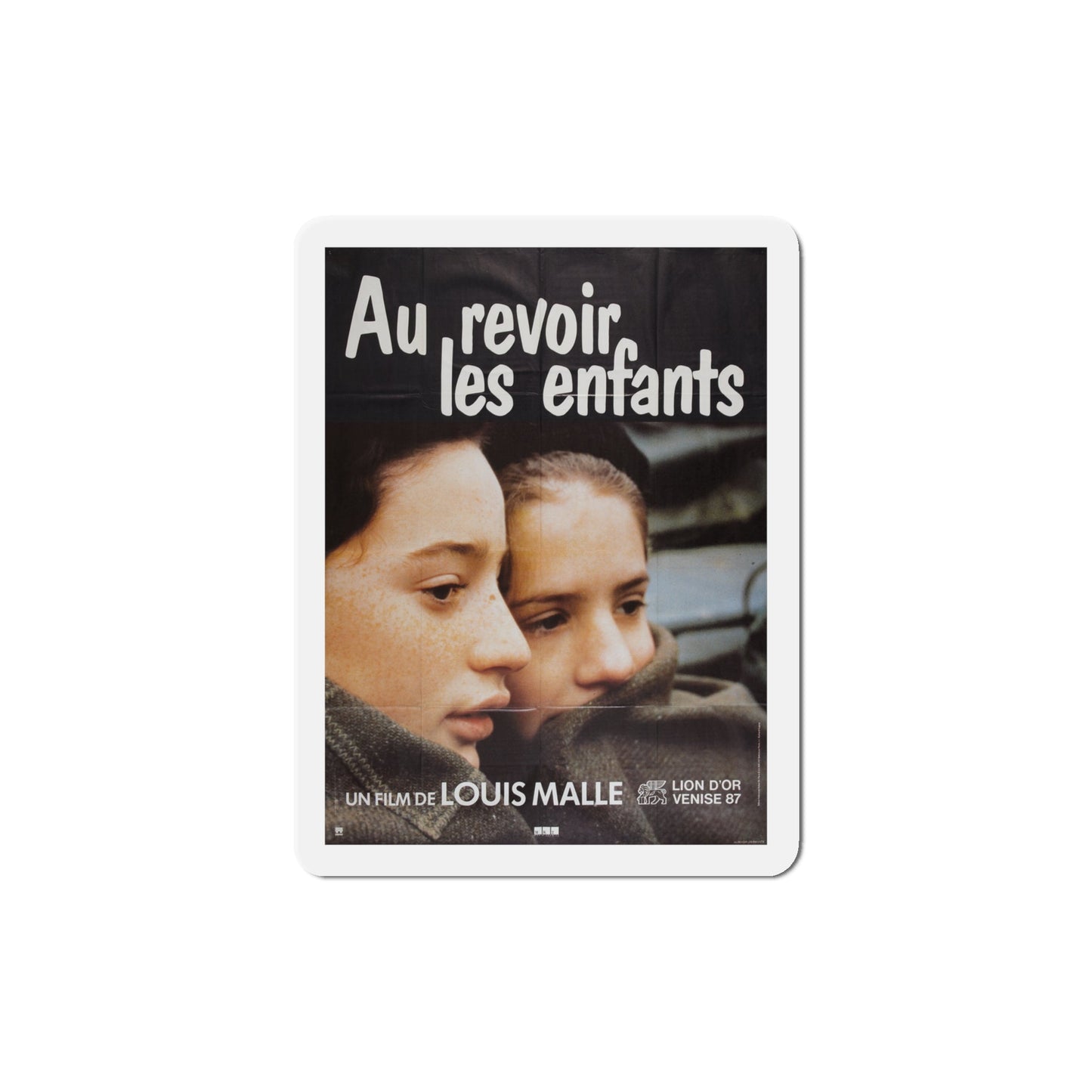 Au Revoir, Les Enfants 1987 Movie Poster Die-Cut Magnet-4" x 4"-The Sticker Space