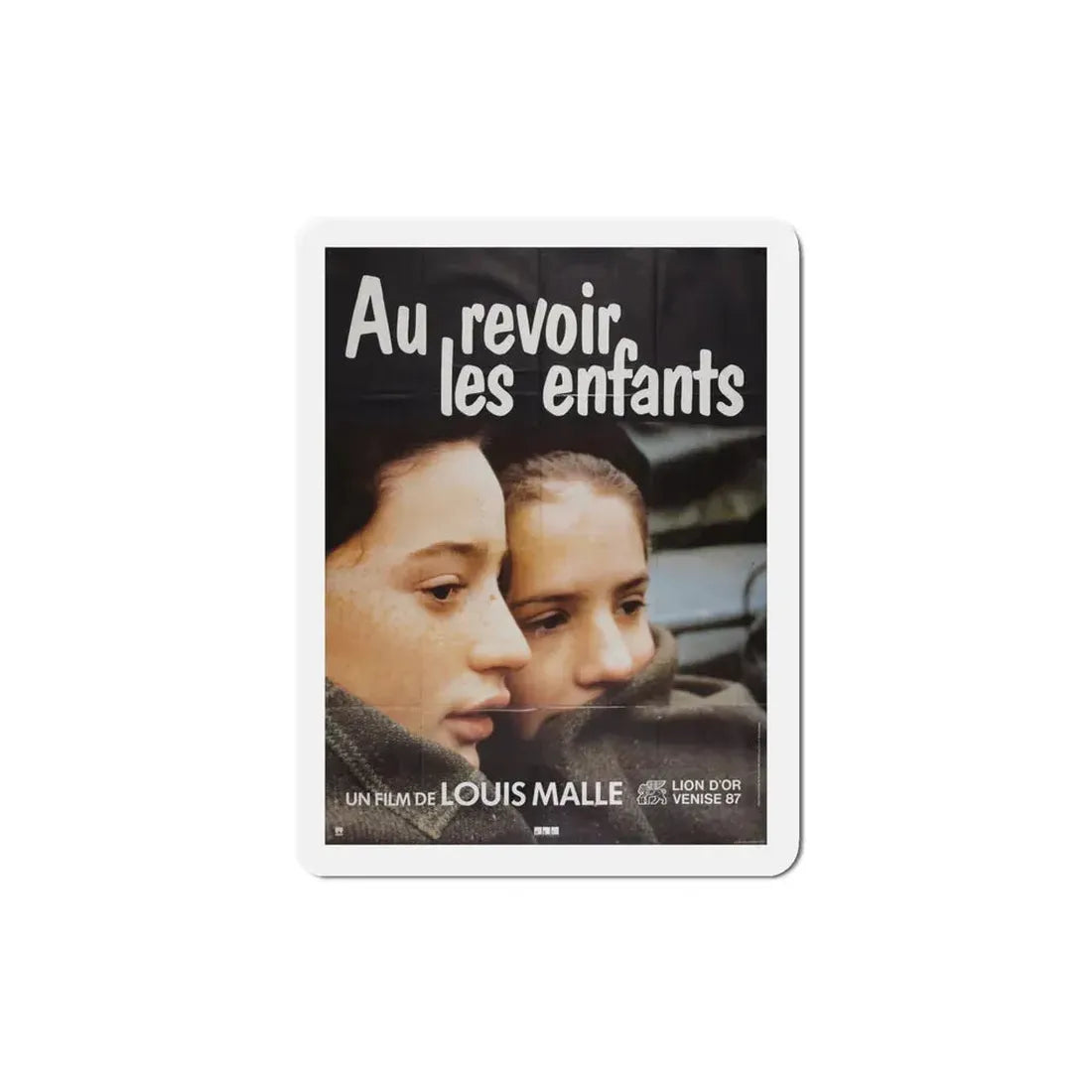 Au Revoir, Les Enfants 1987 Movie Poster Refrigerator Magnet 4 Inch - The Sticker Space