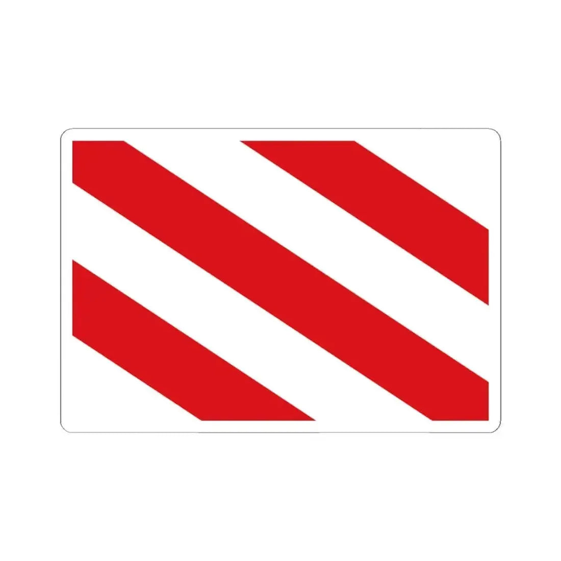 Aubange vlag officieel (Belgium) STICKER Vinyl Kiss-Cut Decal 3 Inch White - The Sticker Space