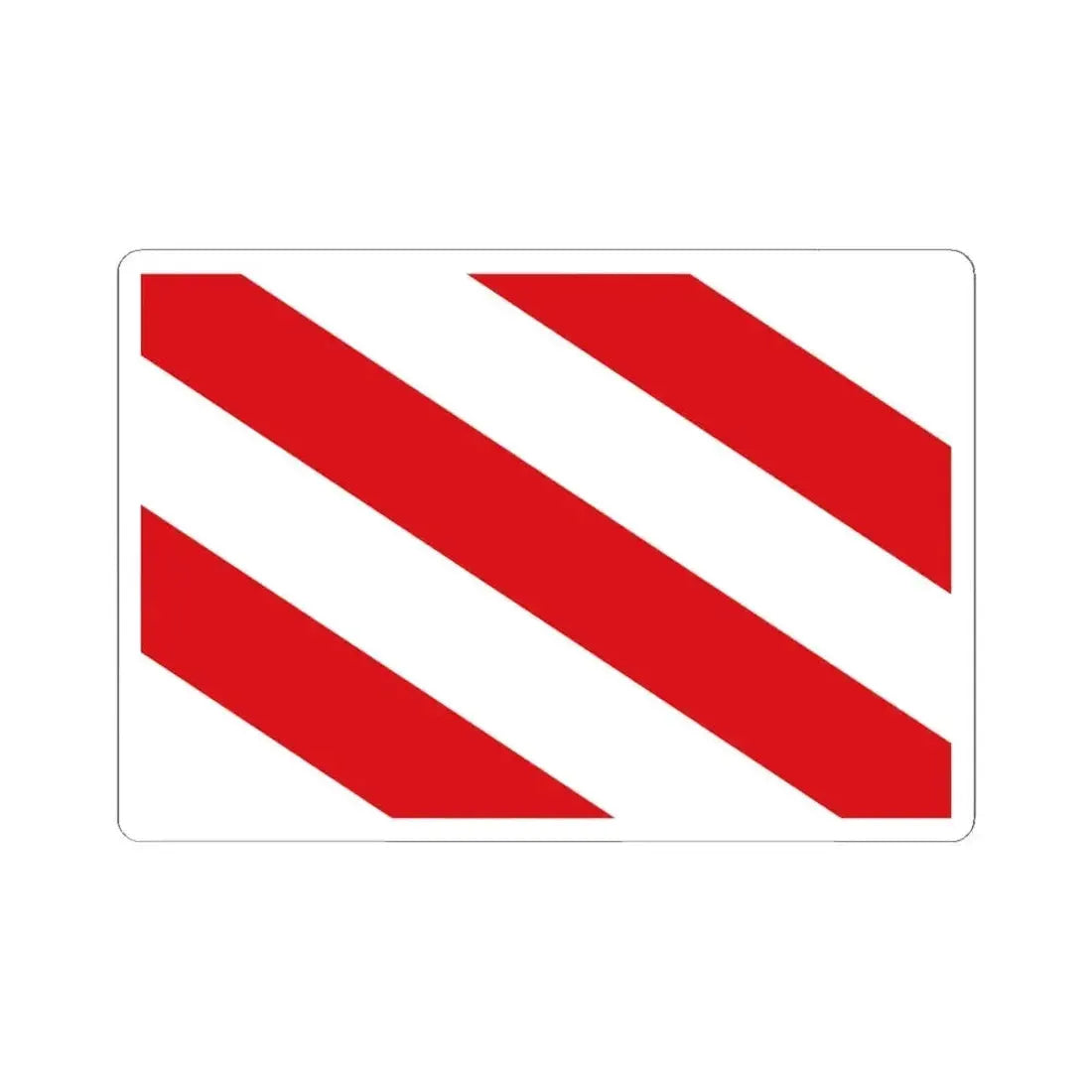 Aubange vlag officieel (Belgium) STICKER Vinyl Kiss-Cut Decal 6 Inch White - The Sticker Space