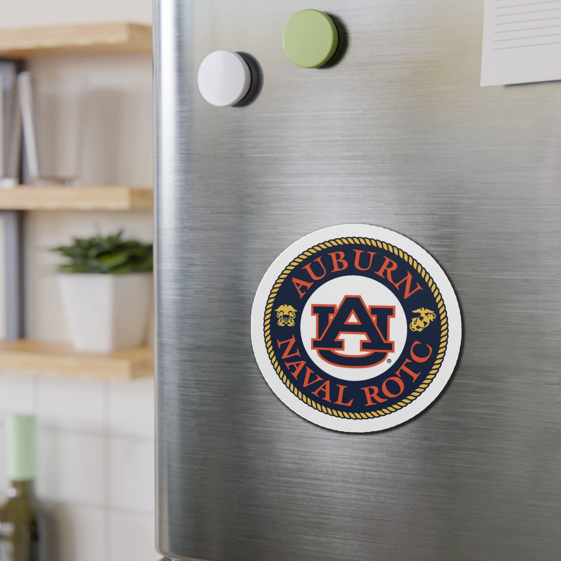 Auburn University NROTC (U.S. Navy) Die-Cut Magnet-The Sticker Space