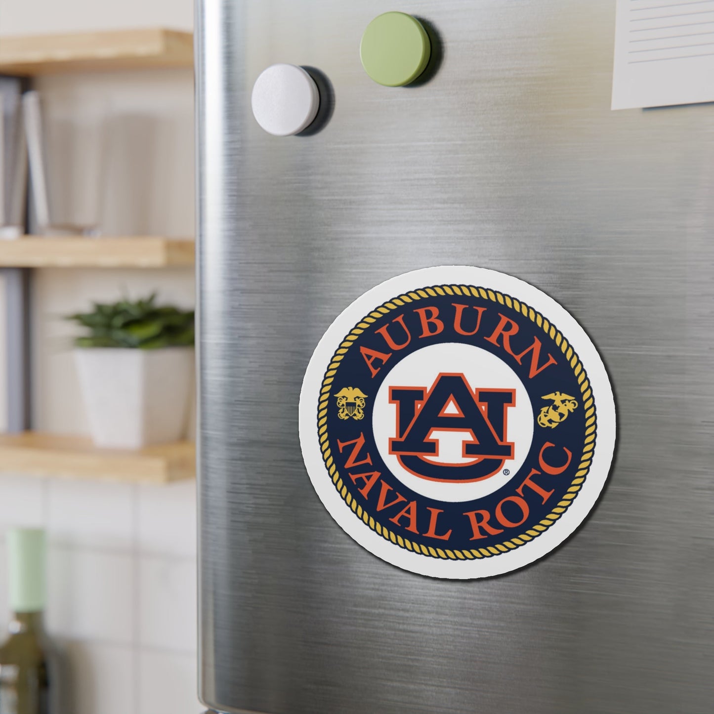 Auburn University NROTC (U.S. Navy) Die-Cut Magnet-The Sticker Space