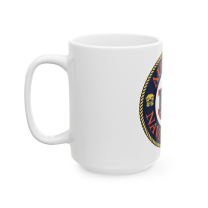 Auburn University NROTC (U.S. Navy) White Coffee Mug-The Sticker Space