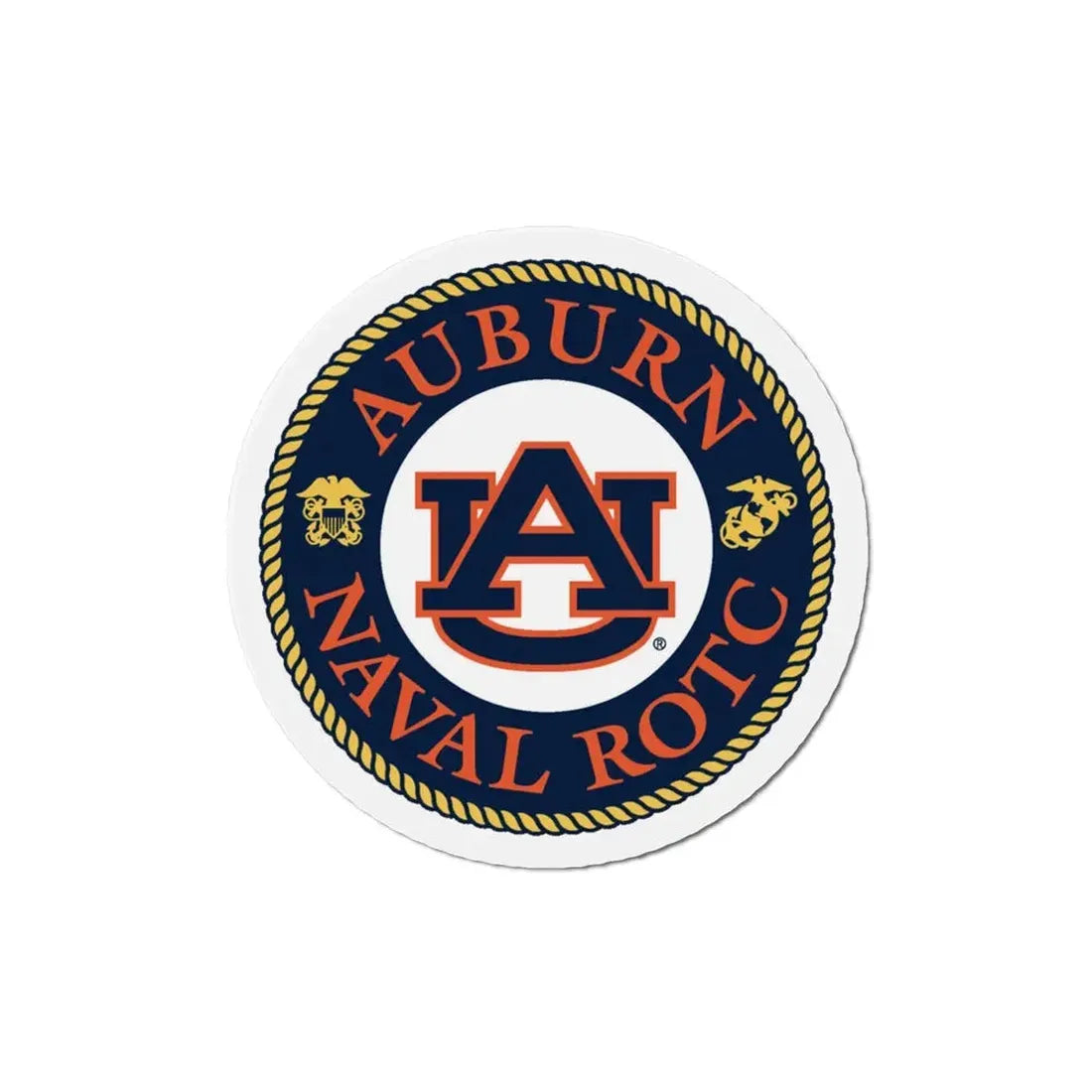 Auburn University NROTC (U.S. Navy) Refrigerator Magnet 4 Inch - The Sticker Space
