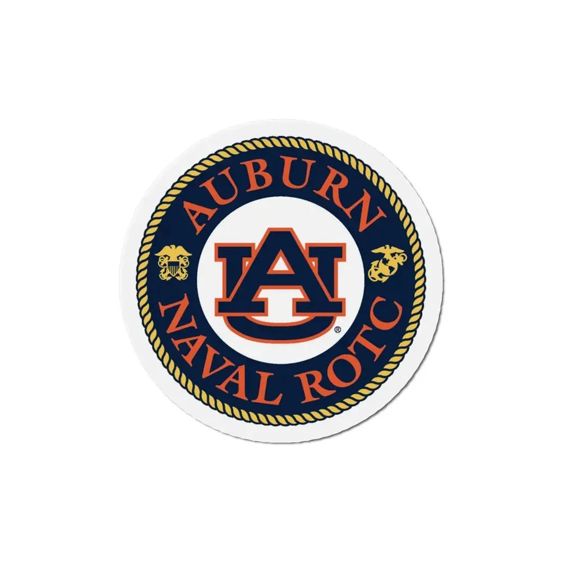 Auburn University NROTC (U.S. Navy) Refrigerator Magnet 5 Inch - The Sticker Space