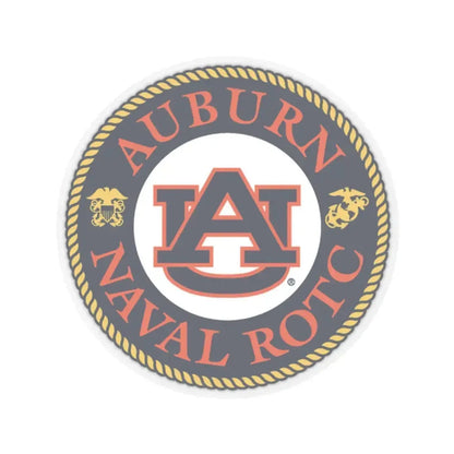 Auburn University NROTC (U.S. Navy) STICKER Vinyl Kiss-Cut Decal 2 Inch Transparent - The Sticker Space