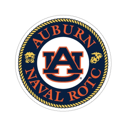 Auburn University NROTC (U.S. Navy) STICKER Vinyl Kiss-Cut Decal 2 Inch White - The Sticker Space