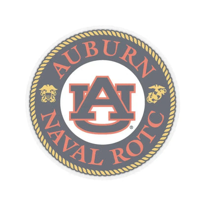 Auburn University NROTC (U.S. Navy) STICKER Vinyl Kiss-Cut Decal 3 Inch Transparent - The Sticker Space