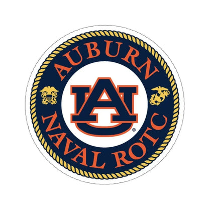 Auburn University NROTC (U.S. Navy) STICKER Vinyl Kiss-Cut Decal 3 Inch White - The Sticker Space