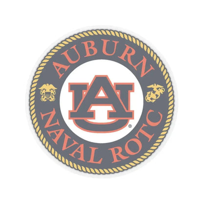 Auburn University NROTC (U.S. Navy) STICKER Vinyl Kiss-Cut Decal 4 Inch Transparent - The Sticker Space