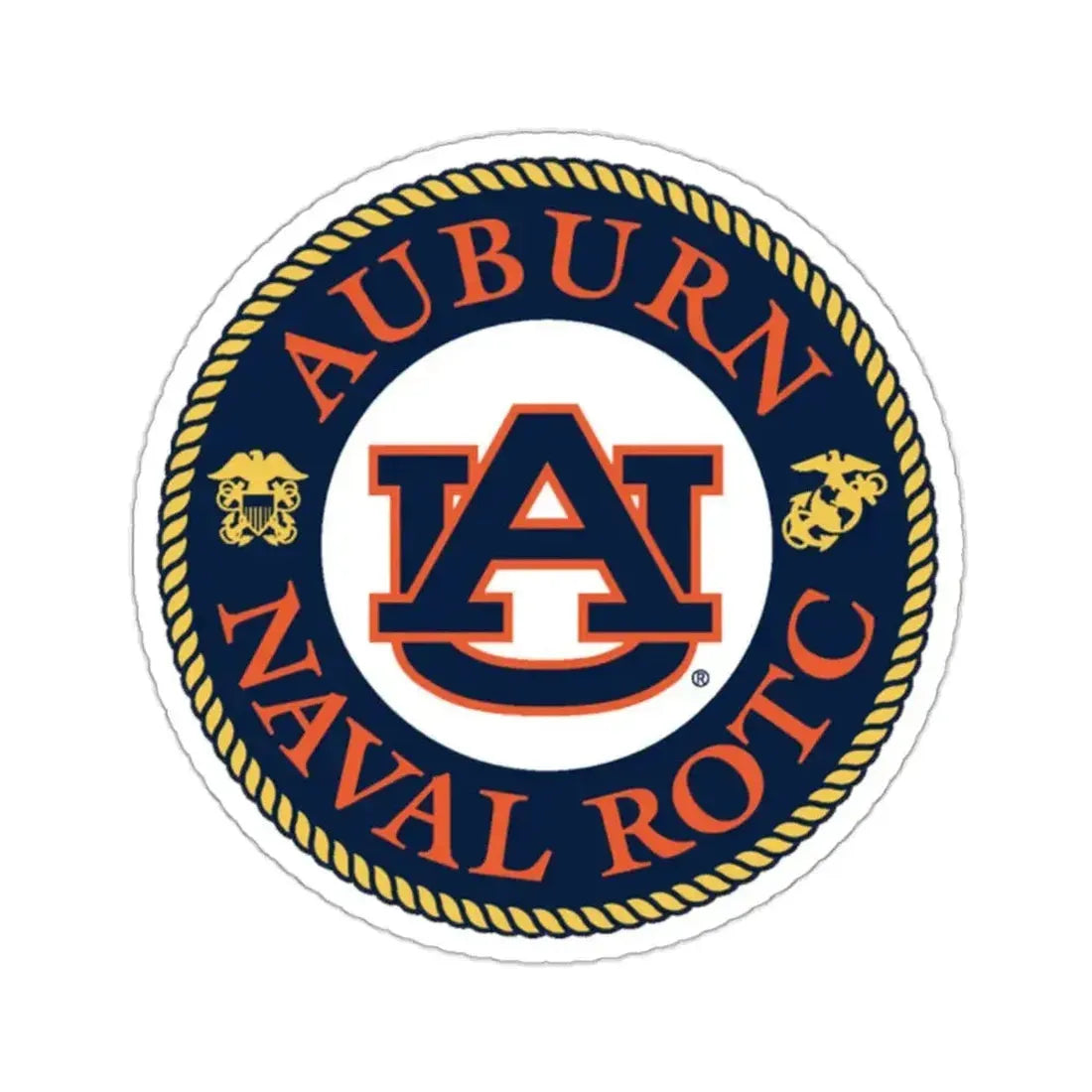 Auburn University NROTC (U.S. Navy) STICKER Vinyl Kiss-Cut Decal - The Sticker Space