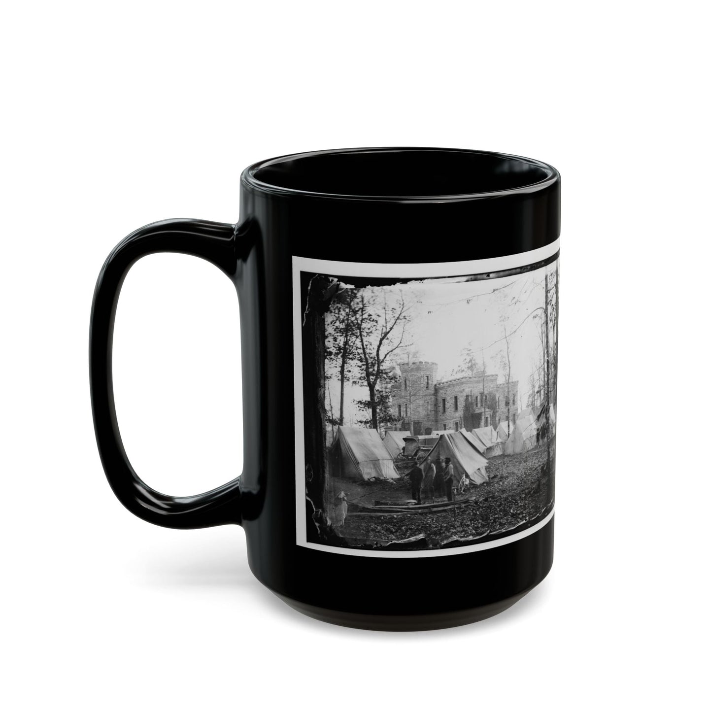 Auburn, Va., Vicinity.   Castle Murray  (Five Miles Southeast Of Warrenton), Headquarters Of Gen. Alfred Pleasonton (U.S. Civil War) Black Coffee Mug