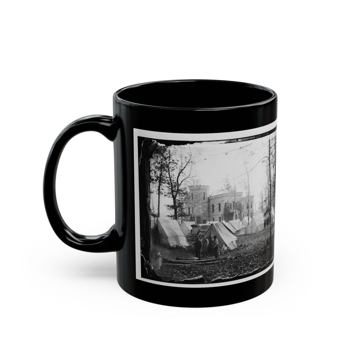 Auburn, Va., Vicinity.   Castle Murray  (Five Miles Southeast Of Warrenton), Headquarters Of Gen. Alfred Pleasonton (U.S. Civil War) Black Coffee Mug