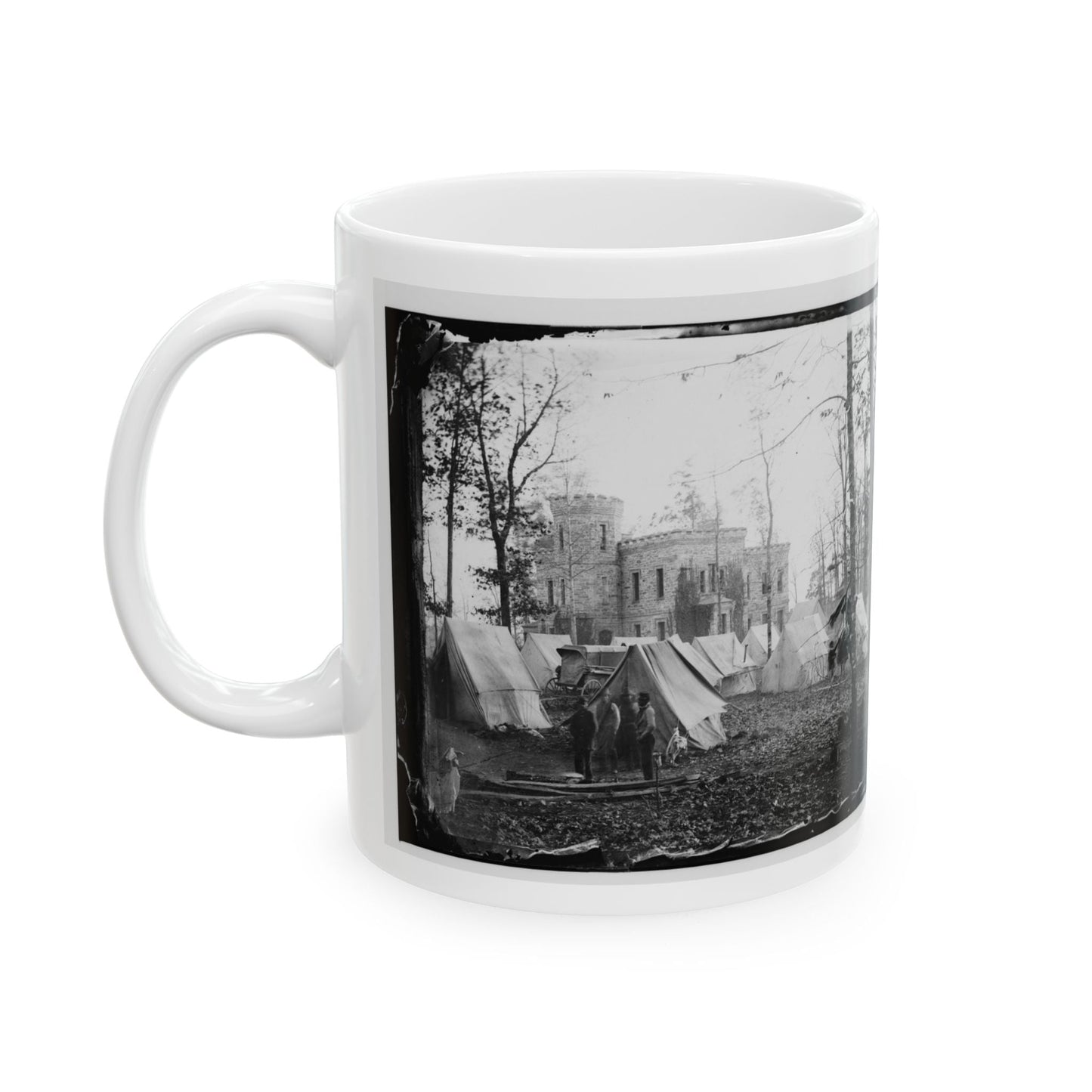 Auburn, Va., Vicinity.   Castle Murray  (Five Miles Southeast Of Warrenton), Headquarters Of Gen. Alfred Pleasonton (U.S. Civil War) White Coffee Mug