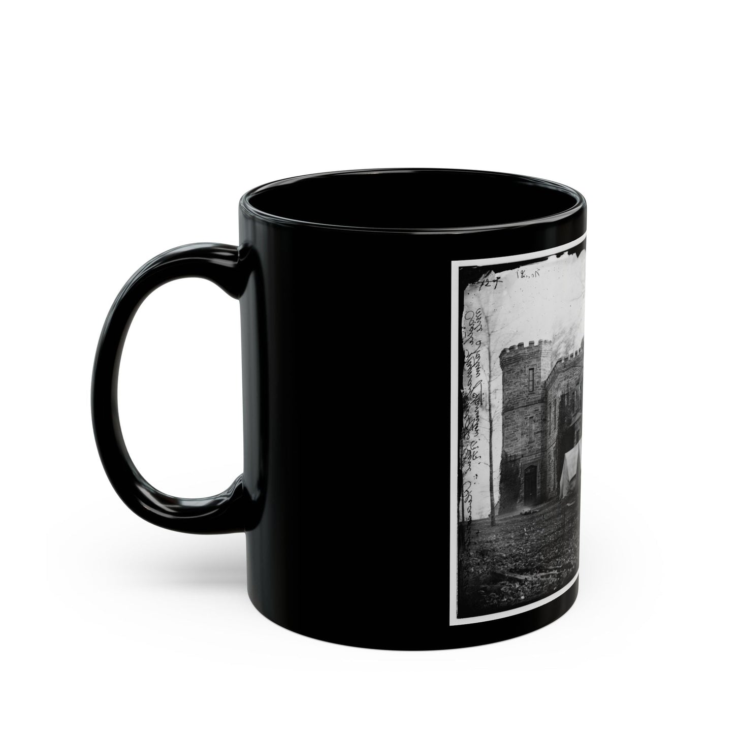 Auburn, Virginia.  Castle Murray  (Five Miles Southeast Of Warrenton), Headquarters Of Gen. Alfred Pleasonton (U.S. Civil War) Black Coffee Mug