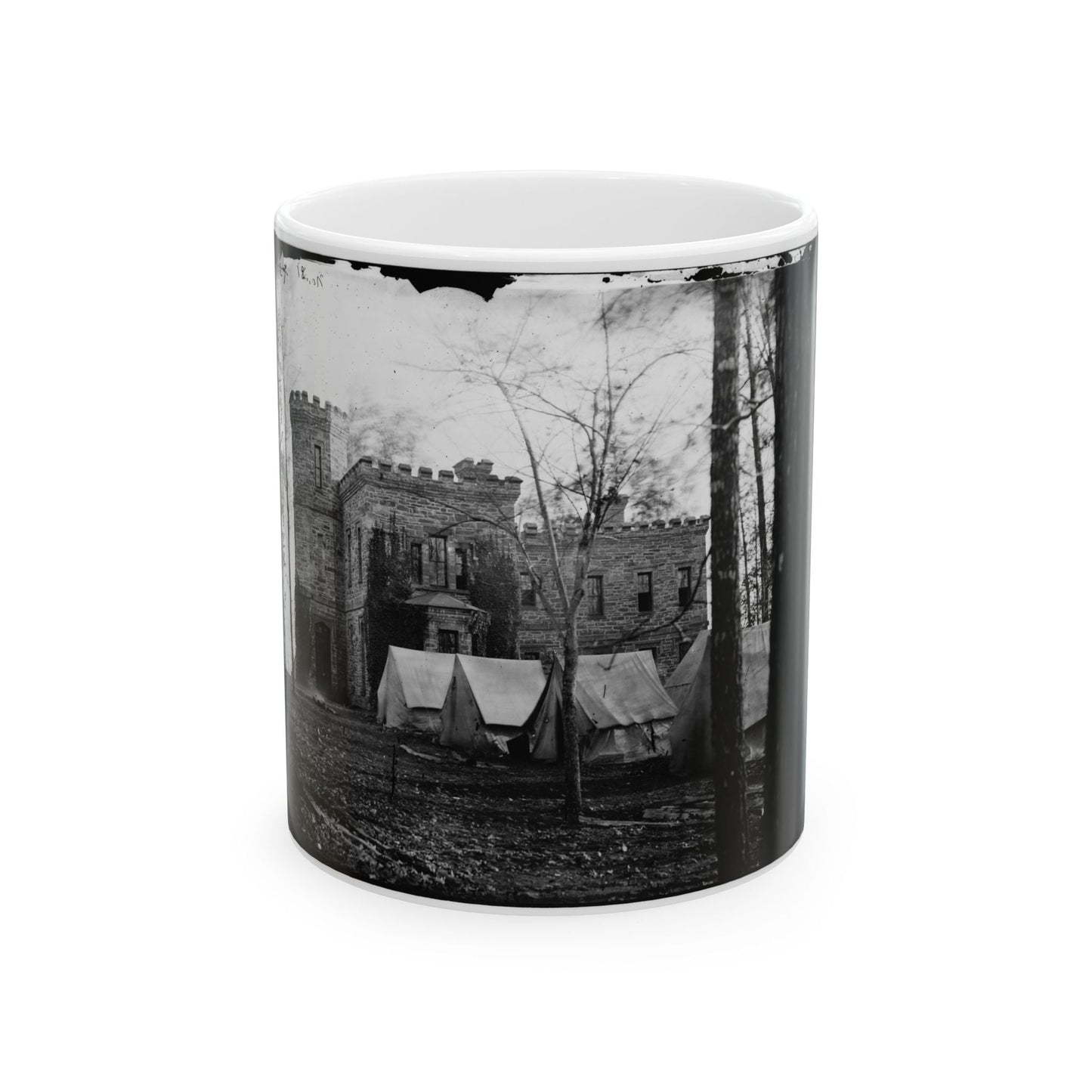 Auburn, Virginia.  Castle Murray  (Five Miles Southeast Of Warrenton), Headquarters Of Gen. Alfred Pleasonton (U.S. Civil War) White Coffee Mug