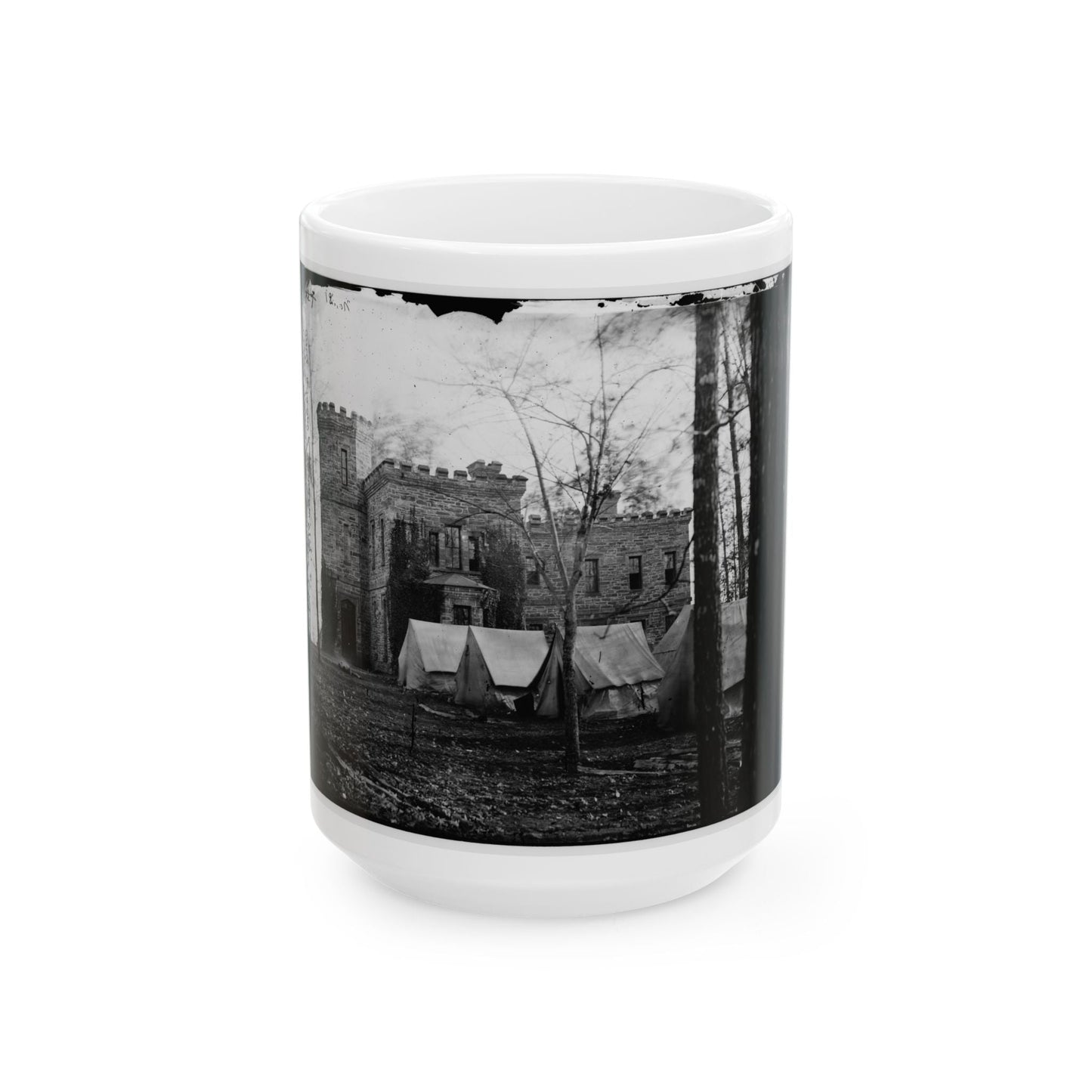 Auburn, Virginia.  Castle Murray  (Five Miles Southeast Of Warrenton), Headquarters Of Gen. Alfred Pleasonton (U.S. Civil War) White Coffee Mug